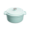 Grand Feu - Geëmailleerde gietijzeren braadpan - 4,7 ltr. licht blauw