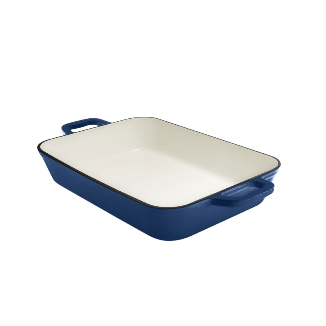 Grand Feu - Geëmailleerde gietijzeren ovenschaal - 3,2 ltr. - blauw
