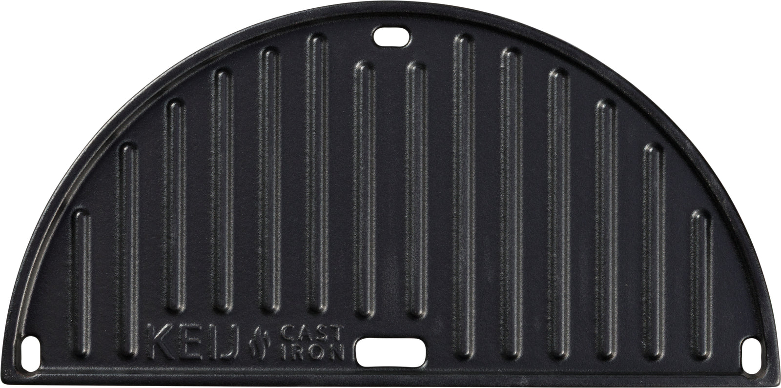 Gietijzeren plaat - half rond - Compact - 33 cm - geëmailleerd
