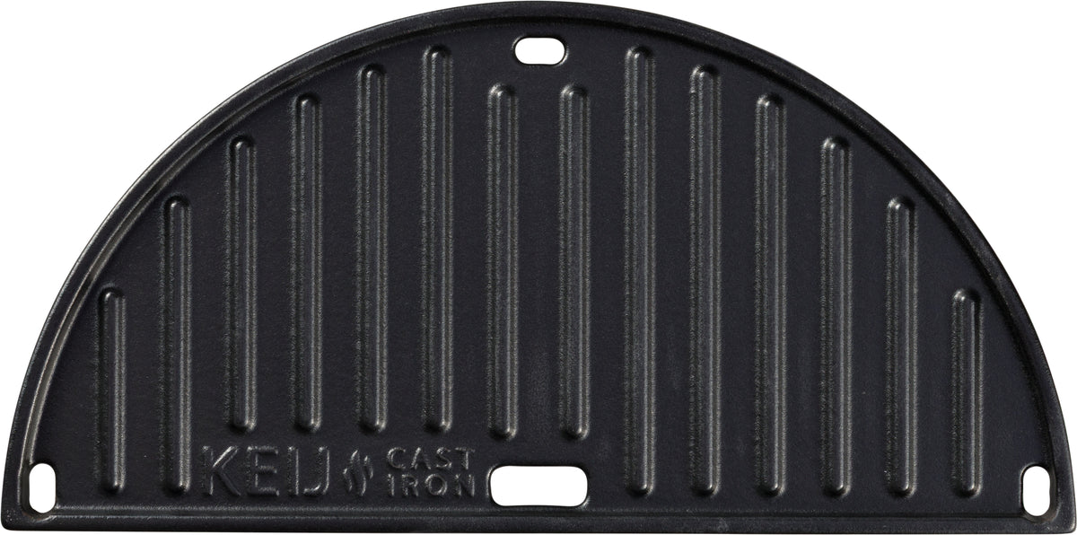 Gietijzeren plaat - half rond - Compact - 33 cm - geëmailleerd