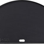 Gietijzeren plaat - half rond - Large - 46,5 cm - geëmailleerd
