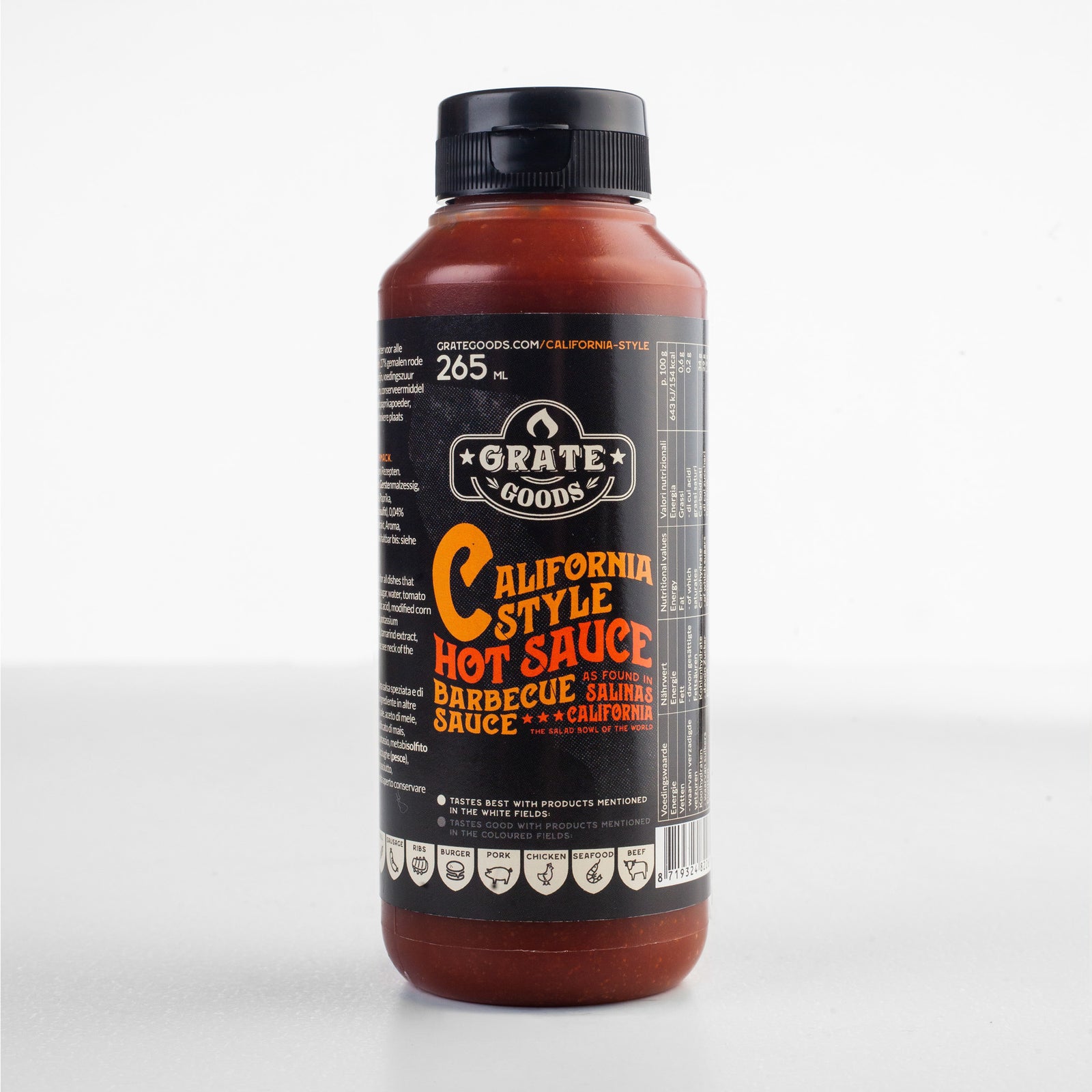 Grate Goods - California Hot  Sauce - 265 ml