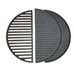 Set half grillrooster en grillplaat -gietijzer - L - 42,5 cm