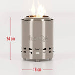 herQs Smokeless FirePit Mighty