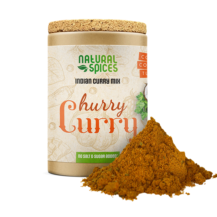 Natural Spices - Hurry Curry - Zonder zout - 55 gr