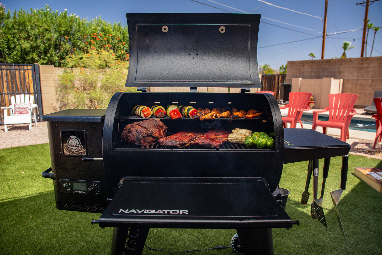 Pit Boss Navigator 850 houtpellet grill