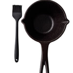 Keij Cast Iron | Gietijzeren Sauspannetje met Silicone Kwast