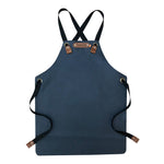 Leren kinderschort - blauw
