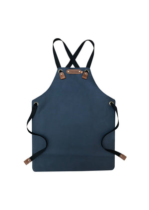 Leren kinderschort - blauw