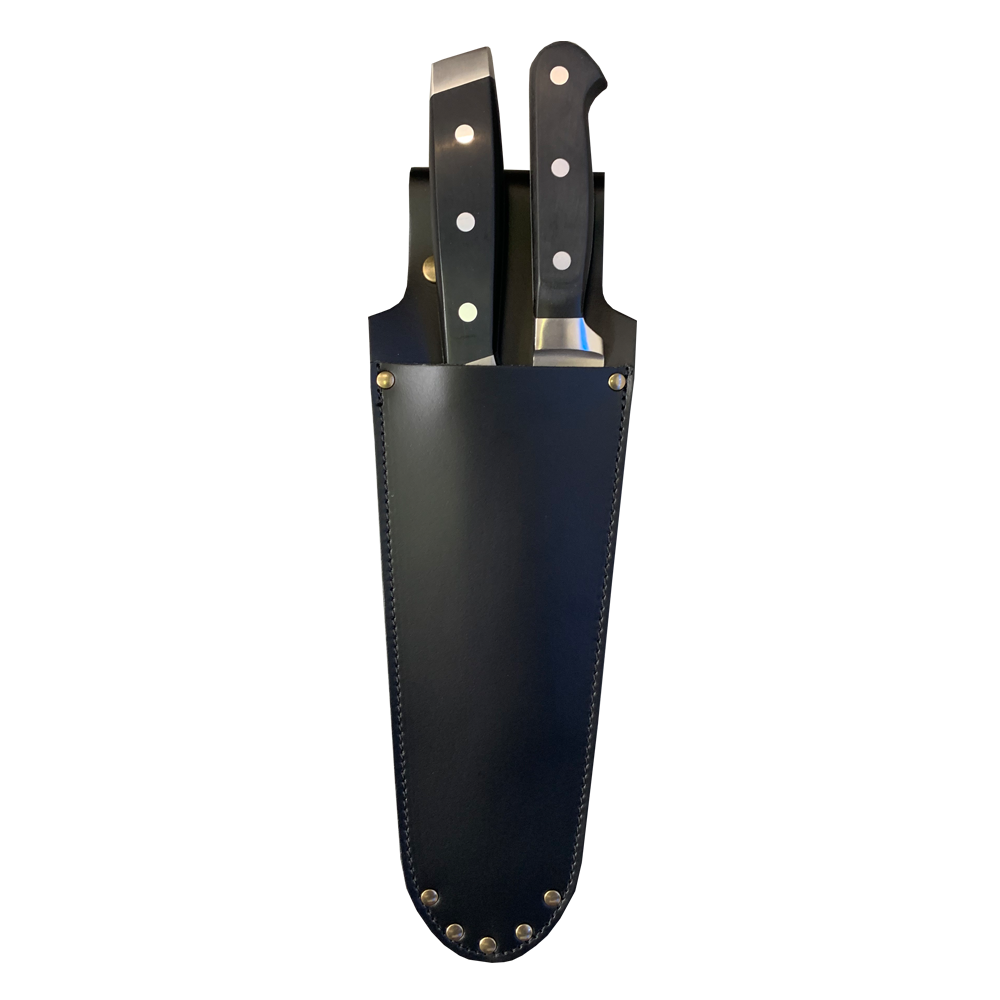 Knife Holder - Zwart - voor 2 messen