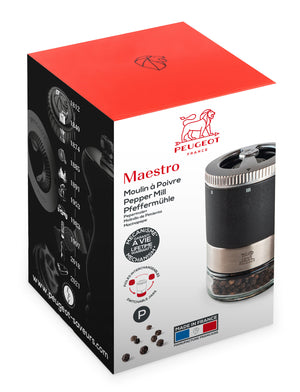 Peugeot Maestro pepermolen - Grafiet met rvs