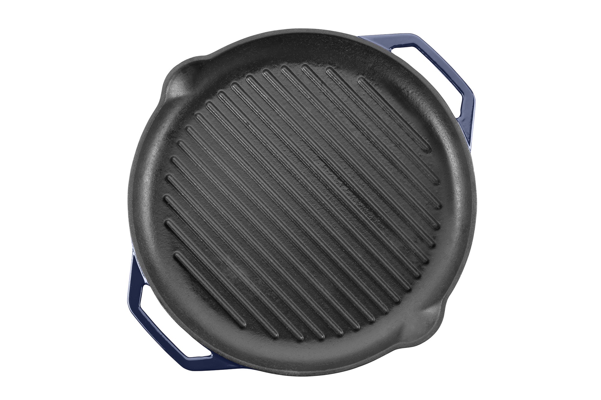 Grand Feu - Geëmailleerde gietijzeren grillpan - blauw