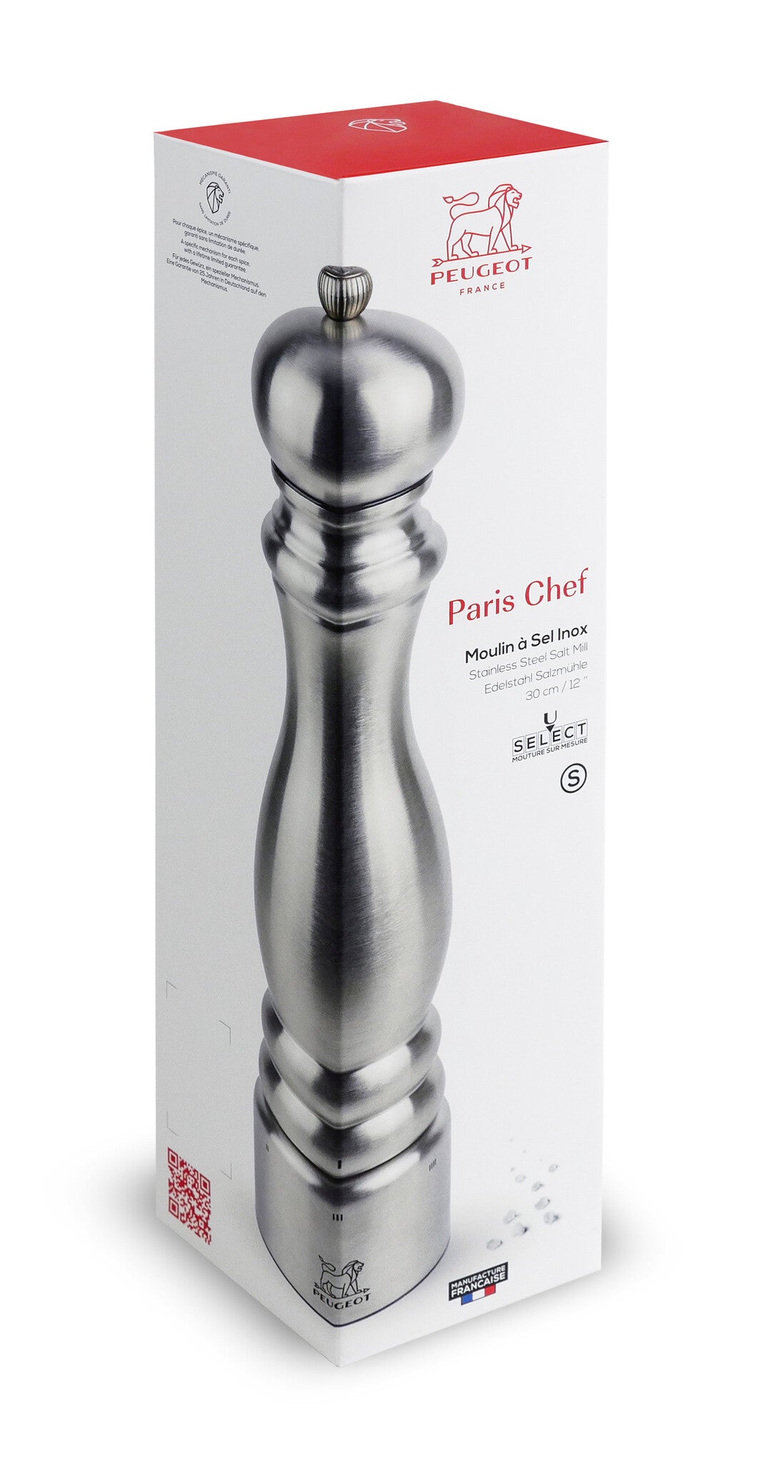 Peugeot - Zoutmolen Paris Chef - RVS - 30 cm
