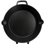 Keij - Gusseiserne Pfanne - 30 cm - 2 Griffe - schwarz emailliert