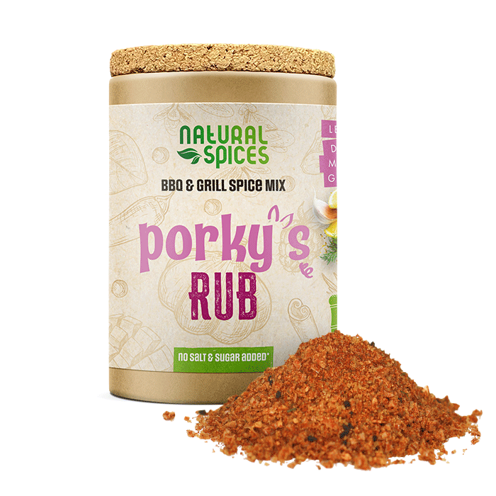 Natural Spices - Porky's Rub - Zonder zout - 60 gr
