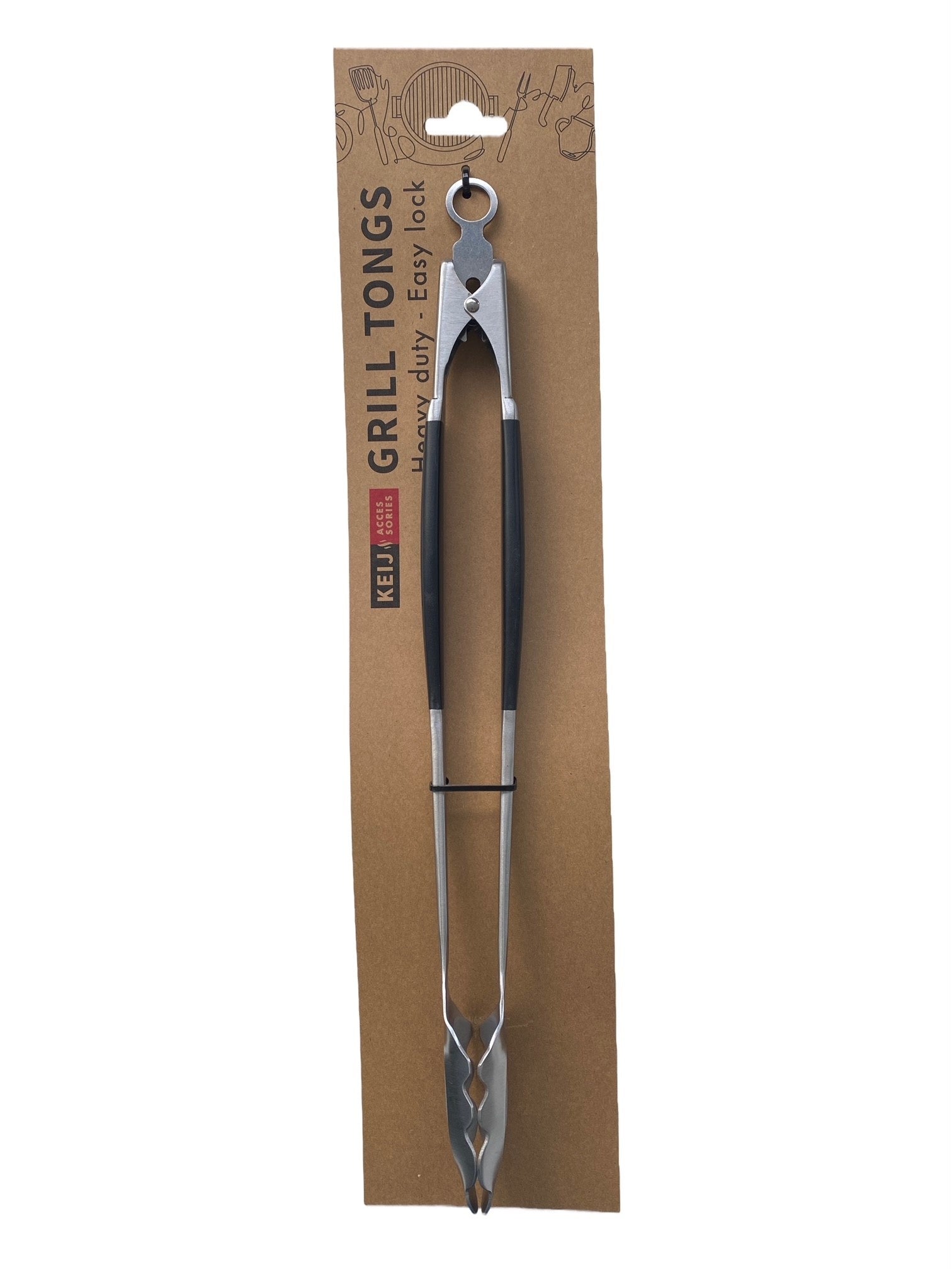Keij Accessories - BBQ tang - RVS - Grill Tongs de Luxe