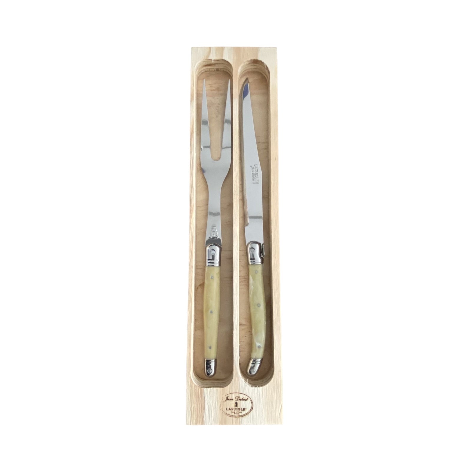 Jean Dubost Laguiole - Trancheerset - Classic - Ivoor