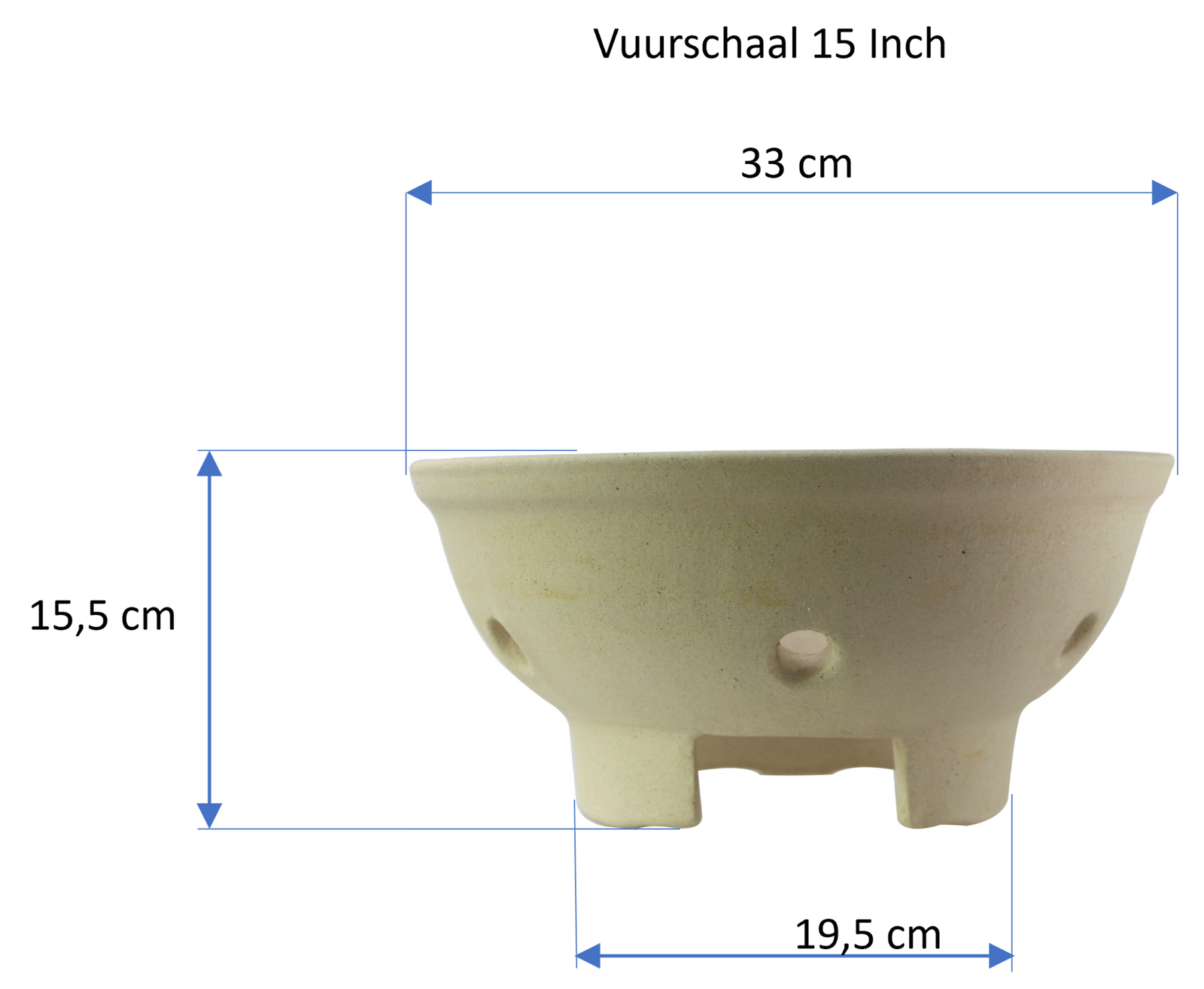 Vuurschaal 15 inch Kamado