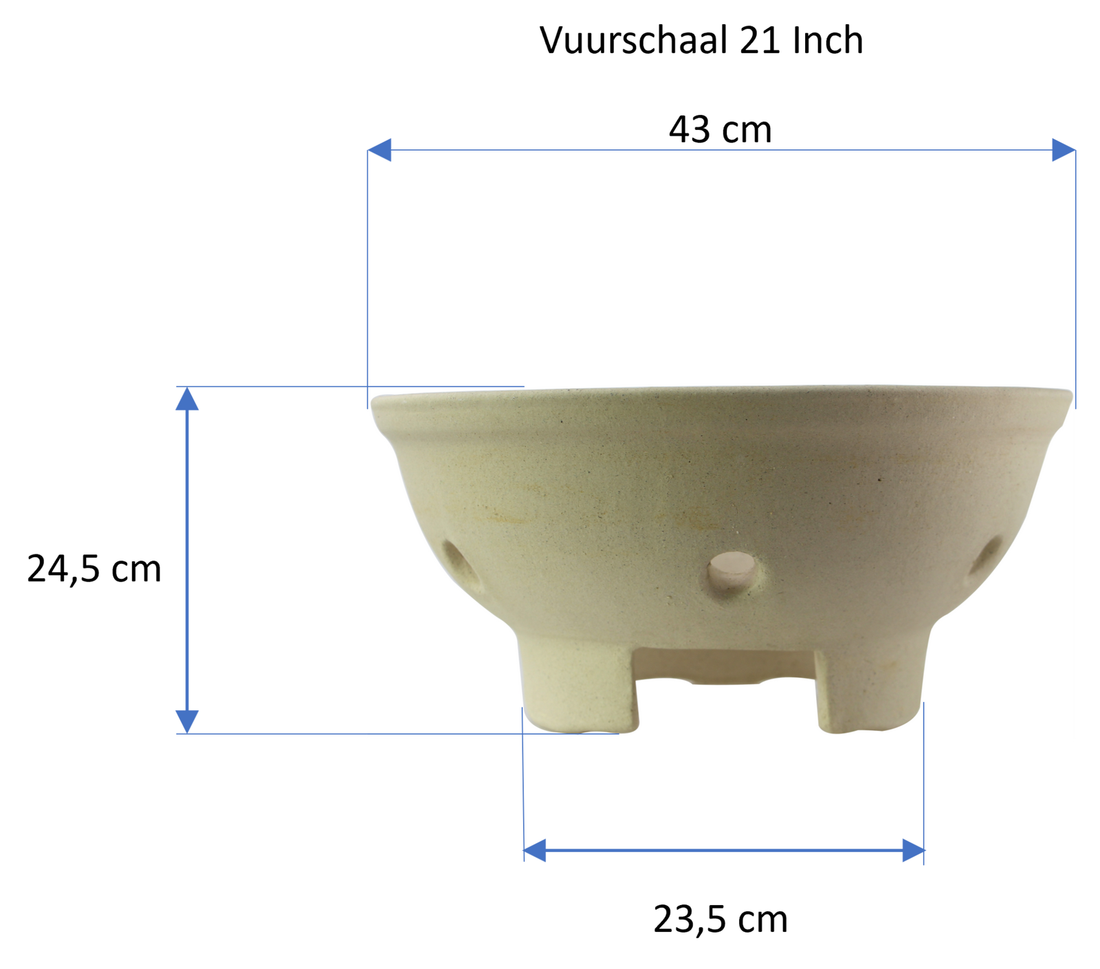 Vuurschaal 21 inch Kamado