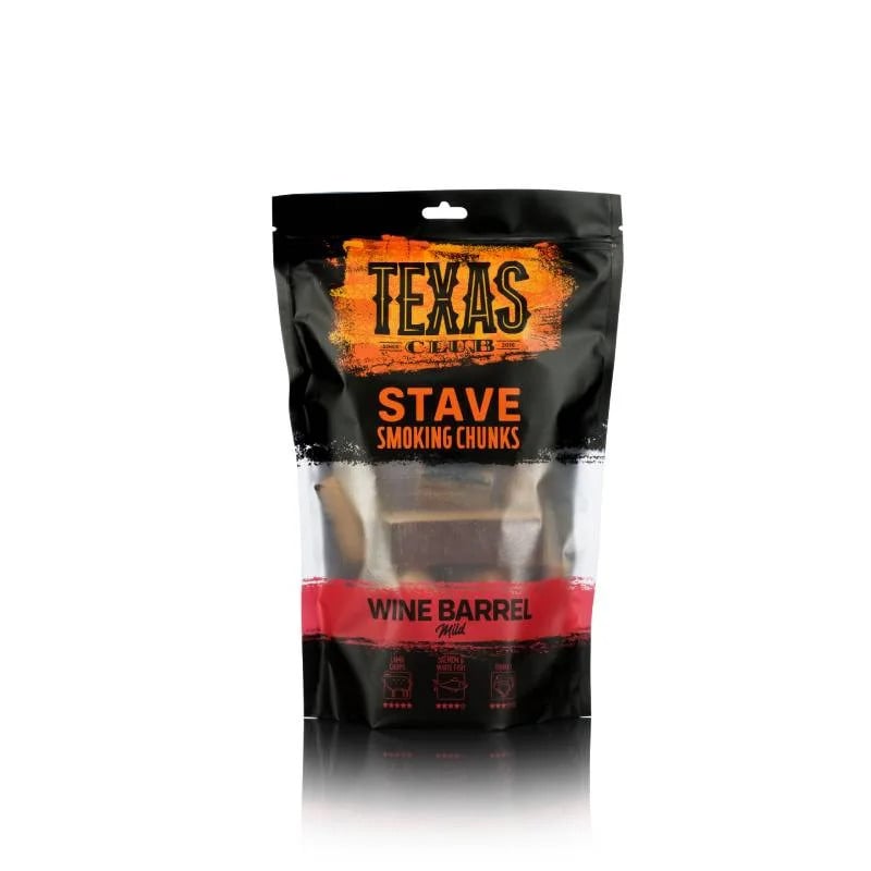 Texas Club | rookhout chunks Wine barrel, 15 stuks